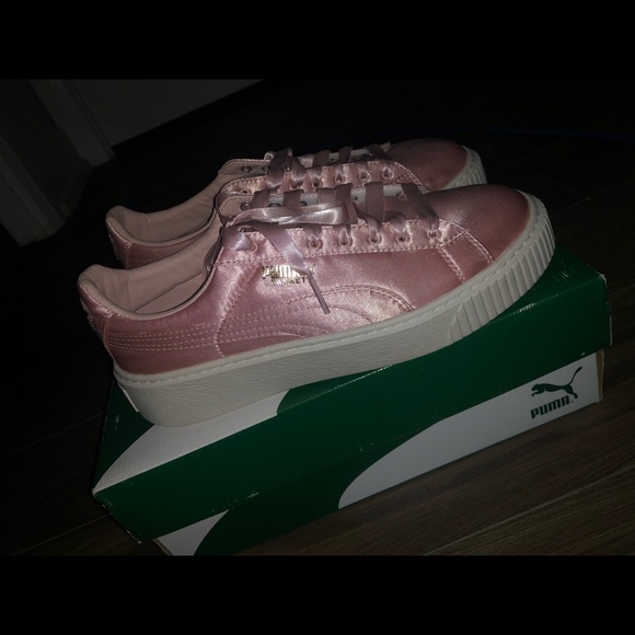 Pink Platform Puma Shoes - Picture 4 of 9